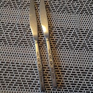 Stainless Steel Unbranded Kitchen Knives, Set of 2, Butter Knife